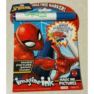 Spiderman Imagine Ink Mess-Free Game Book